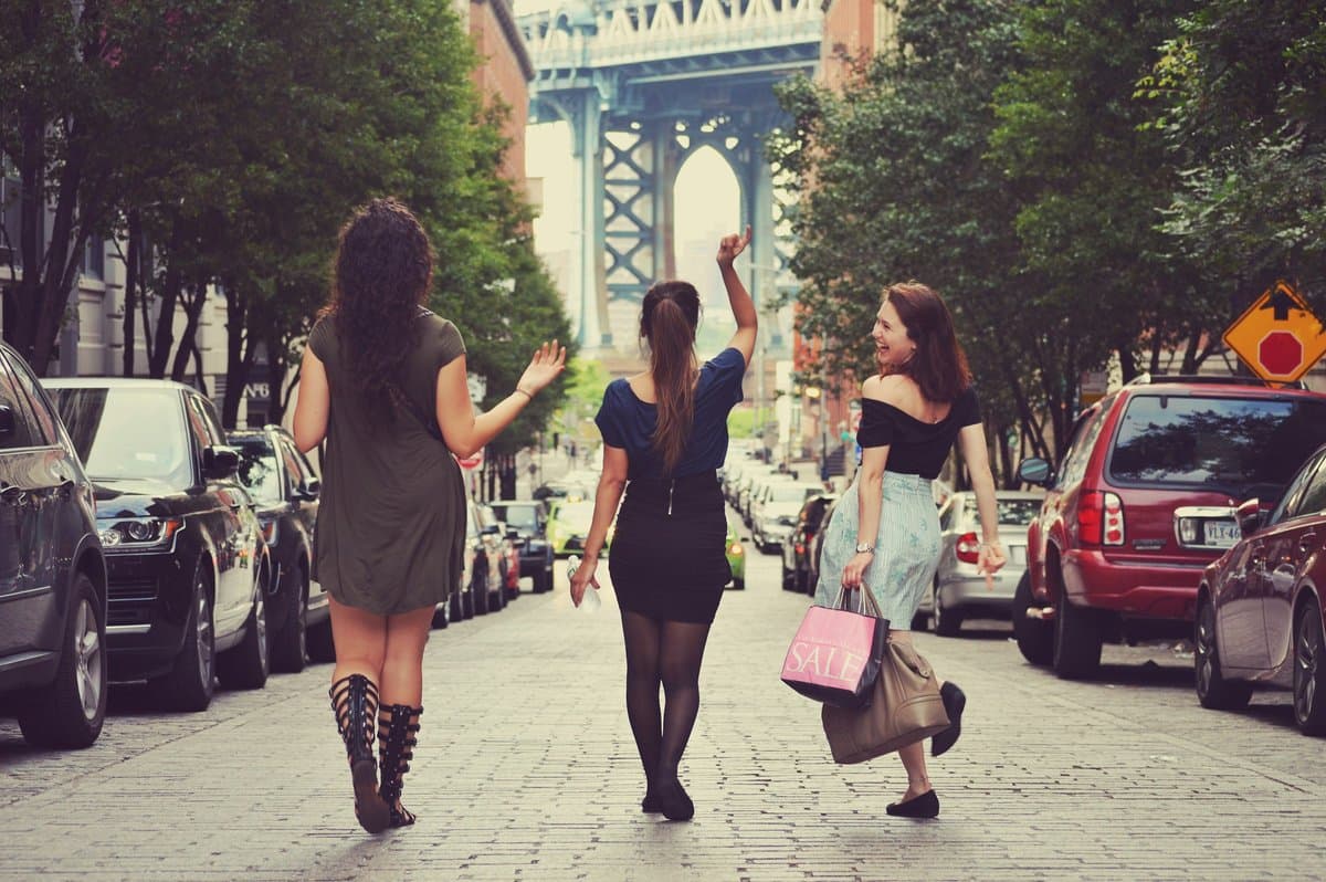 Friends on a trip together